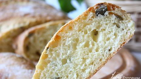 картофельный хлеб с тыквенными семечками