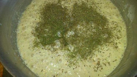 хлеб чесночный с базиликом