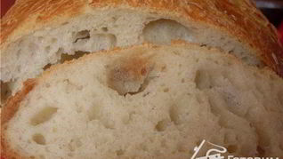 Хлеб-каравай из кастрюли