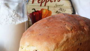 Хлеб с болгарским перцем