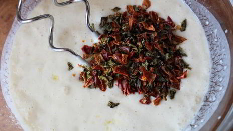 хлеб с болгарским перцем