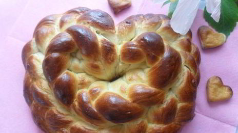 хлеб с днем святого валентина