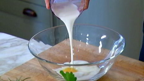 хлеб с фетой и шпинатом