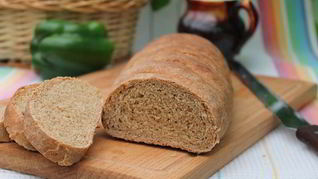 Хлеб с ржаными отрубями на опаре