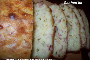 Хлеб с сыром и ветчиной