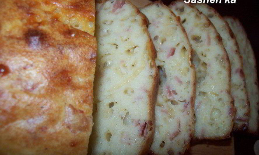 Рецепт хлеб с сыром и ветчиной