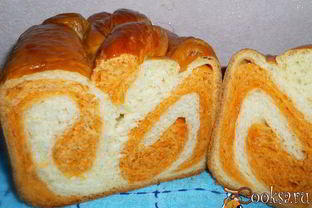 Хлеб с узором в хлебопечке