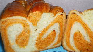 Хлеб с узором в хлебопечке