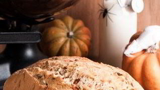 Кукурузный хлеб с тыквой и чили