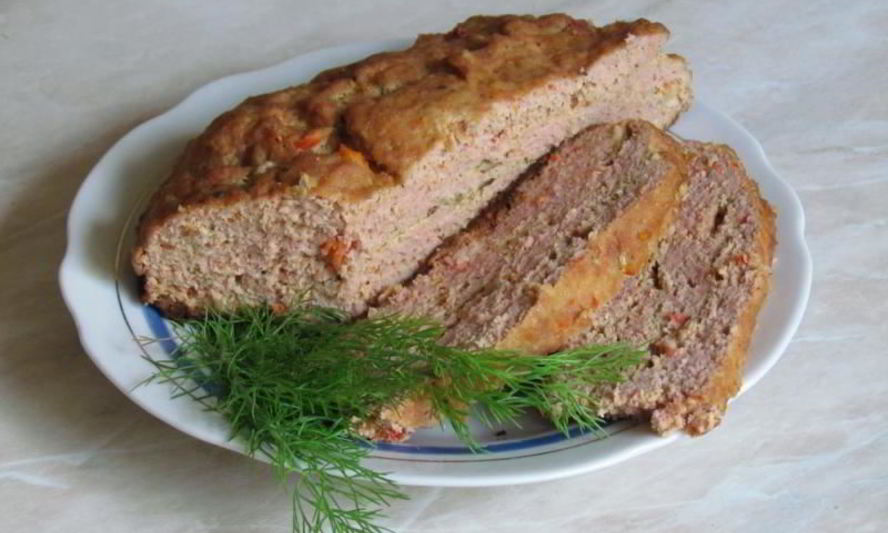 Рецепт мясной хлеб