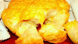 Обезьяний хлеб с сыром и чесноком