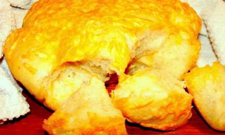 Рецепт обезьяний хлеб с сыром и чесноком