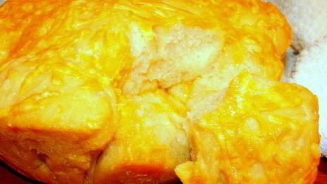 обезьяний хлеб с сыром и чесноком