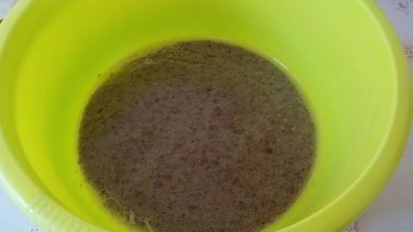 постный хлеб с чечевицей и жареным луком