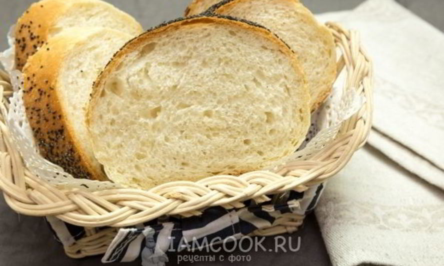 Рецепт ситный батон с маком
