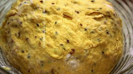 тыквенный хлеб с кунжутом