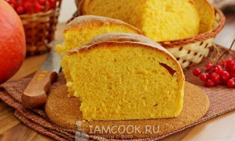 Рецепт тыквенный хлеб в хлебопечке