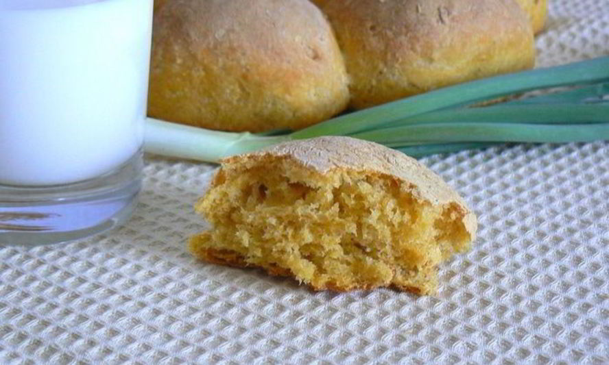 Рецепт тыквенный хлебушек с овсяными хлопьями