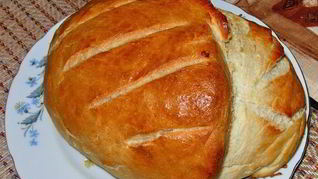 Вкусный белый хлеб по-домашнему