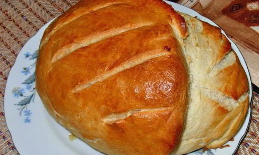 Рецепт вкусный белый хлеб по-домашнему