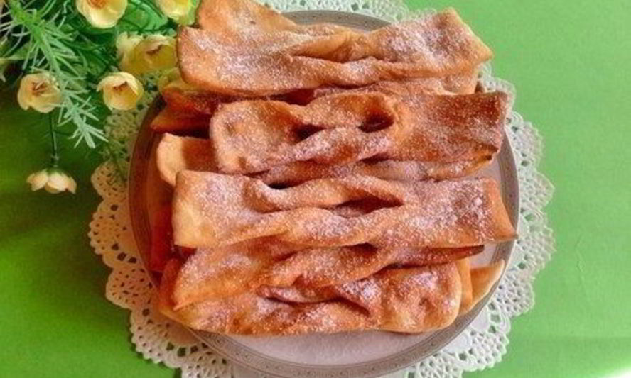 Рецепт хрустящий домашний хворост на водке