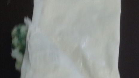 конвертики из теста фило со шпинатом и картофелем