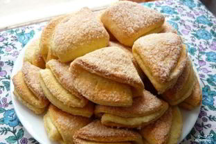 Конвертики из творожного теста