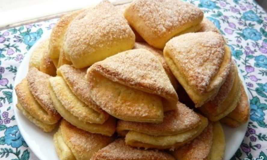 Рецепт конвертики из творожного теста