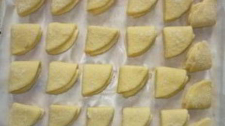 конвертики из творожного теста