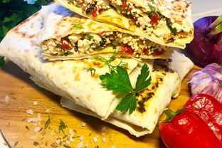 Конвертики с творожной начинкой