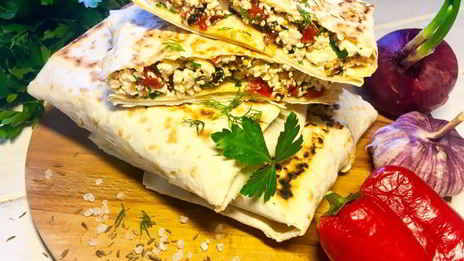 конвертики с творожной начинкой