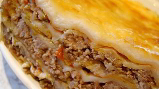 Фарш с лавашем