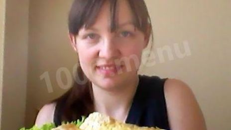 фаршированный овощами лаваш в духовке