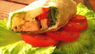 Грудка в лаваше