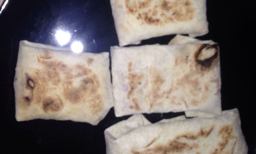 Рецепт кентельки из лаваша с крабовым салатом