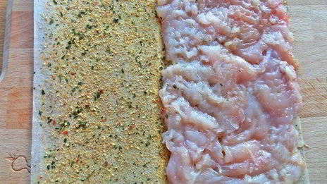 курица с овощами в лаваше