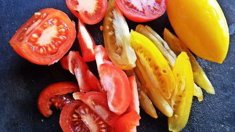 курица с овощами в лаваше