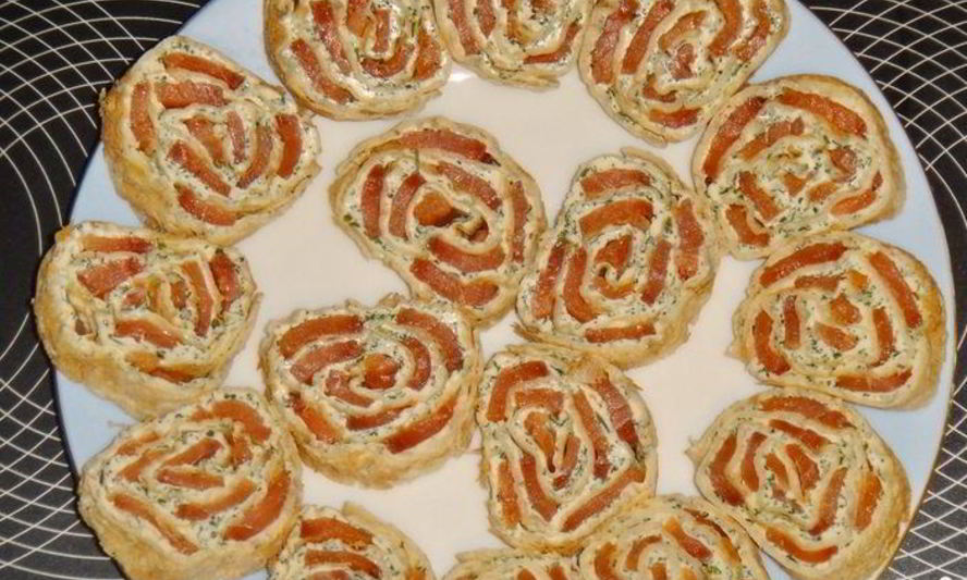 Рецепт лаваш, фаршированный красной рыбой