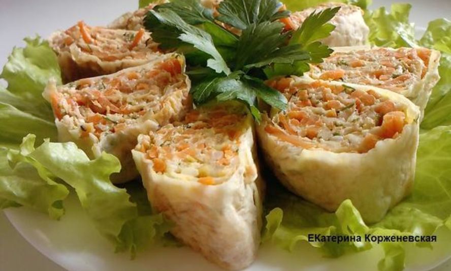 Рецепт лаваш пикантный