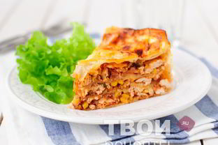 Лаваш с фаршем