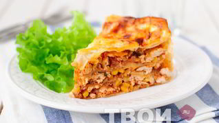 Лаваш с фаршем