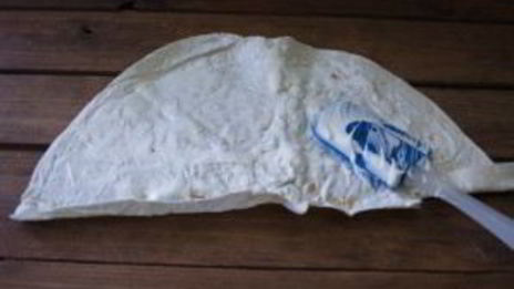 лаваш с копченым сыром