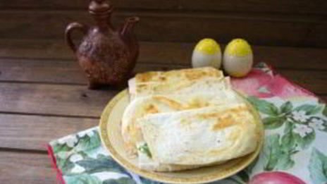 лаваш с копченым сыром