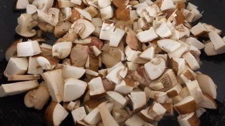 лаваш с курицей, грибами и корейской морковью