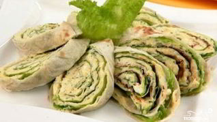 Лаваш с курицей и сыром