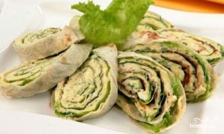 Рецепт лаваш с курицей и сыром