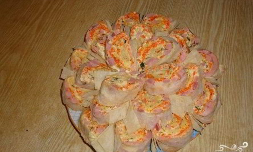 Рецепт лаваш с морковью по-корейски