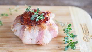 Лаваш с начинкой в беконе