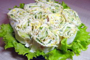 Лаваш с плавленым сыром