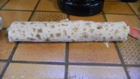 лаваш с семгой и огурцом